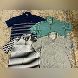 Peter millar Golf Polo Shirt Size Large